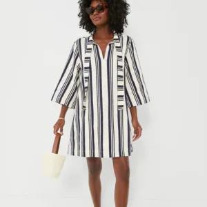 Tuckernuck Navy Stripe Montauk Dress