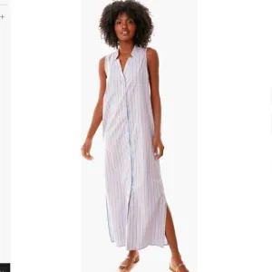 Tuckernuck Pomander Place  Maxi Dress womens M Blue Striped Lara Summer Dress