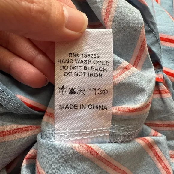 Tuckernuck Pomander Place Striped Lara Dress Size Large