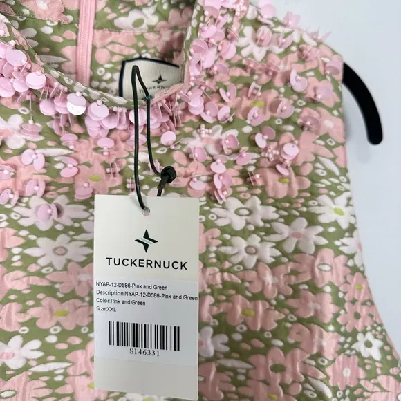 TUCKERNUCK Sequin Trim Maude Dress