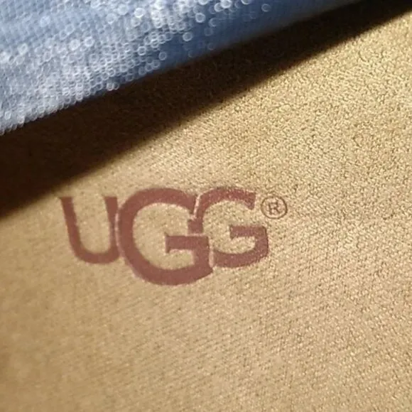 UGG Blue Espadrille Wedge Sandals
