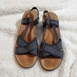 Ugg blue summer wedge sandals size 10