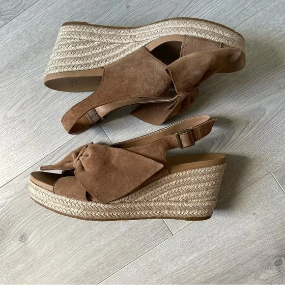 Ugg Camilla Chestnut Color Wedge Platform Sandals Size 9