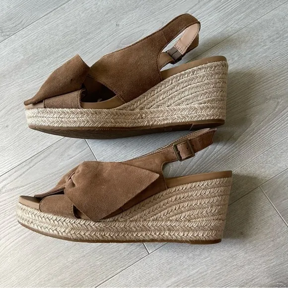 Ugg Camilla Chestnut Color Wedge Platform Sandals Size 9