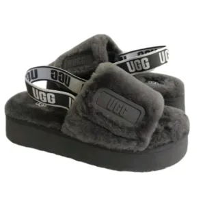 UGG disco platform slides sandals new