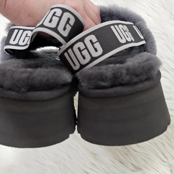 UGG disco platform slides sandals new