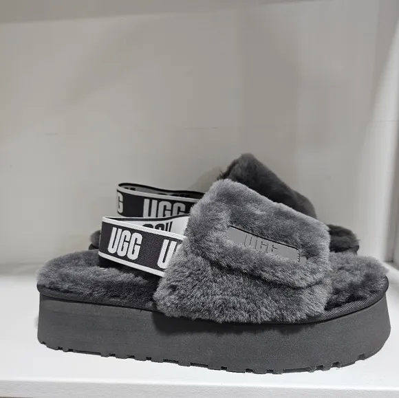 UGG disco platform slides sandals new