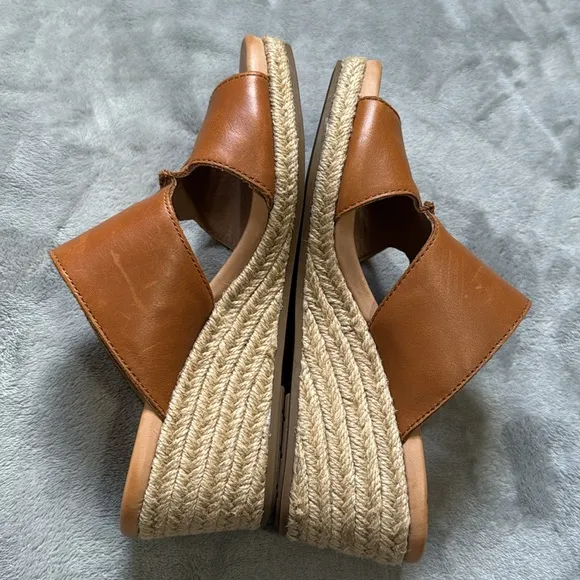 UGG Eirene Wedge Sandals, Brown Leather