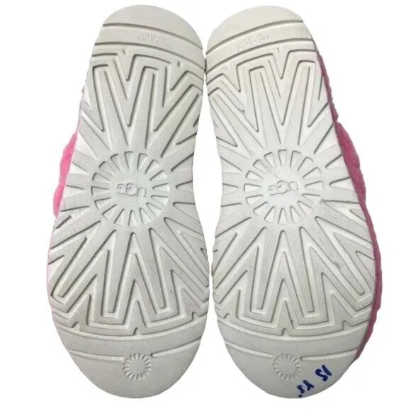 UGG Fluffita Pink Platform Sandals