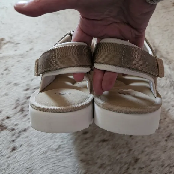 UGG Goldencoast Men's Multistrap Sandals in Beige Size 12 NEW