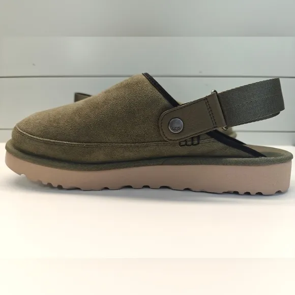 UGG Goldencoast Moss Green Suede Clogs Sandals Slippers Mule Men's 13