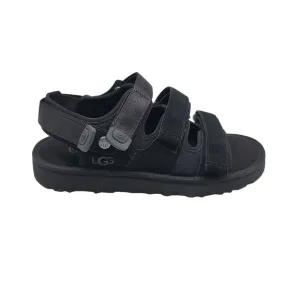 UGG Goldencoast Multistrap Black Mens Suede Sandals 1153095 Size 9