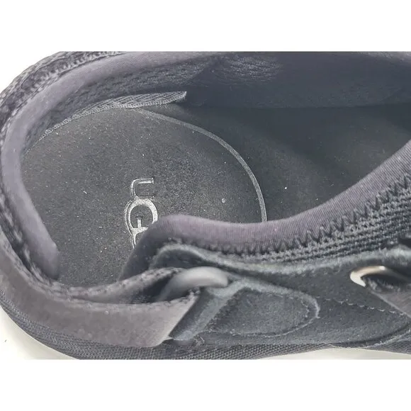 UGG Goldencoast Multistrap Black Mens Suede Sandals 1153095 Size 9