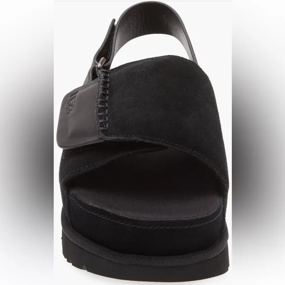 UGG GOLDENSTAR SLINGBACK  PLATFORM SANDALS SUEDE