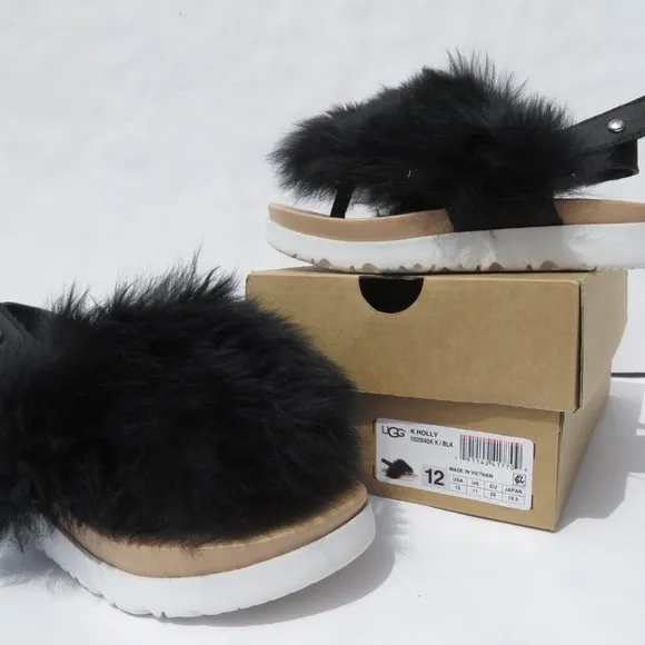 UGG Holly Sandal 12 NEW Kids Girls Holly Sandals