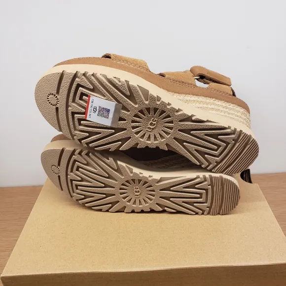 UGG Ileana Ankle Chestnut and Tan Women's Sandals