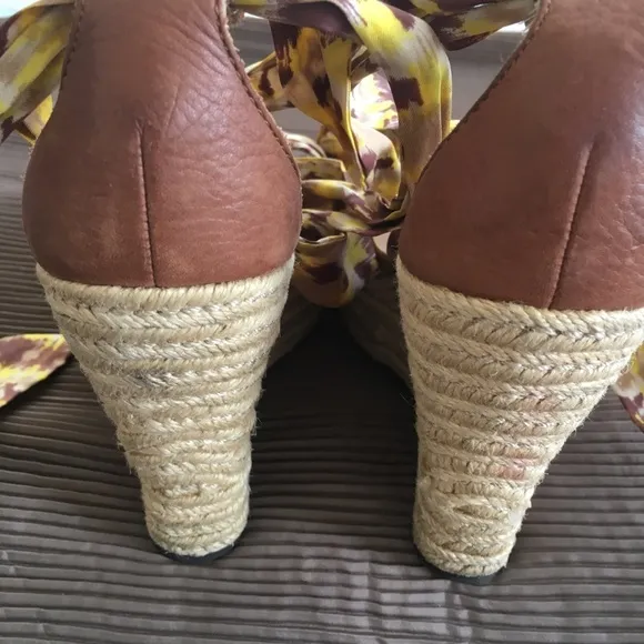 Ugg Lucianna Lemon Ikat Wedge Sandals