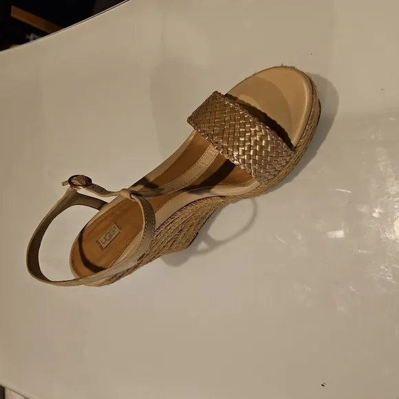 UGG wedge espadrille sandals
