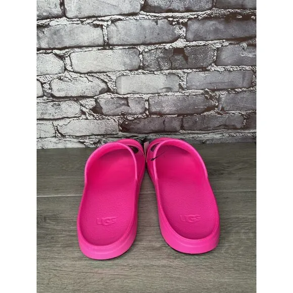 UGG WILCOX SLIDE Pink Rubber Light Waterproof Sport Sandals Men Sz 11M US/44EU