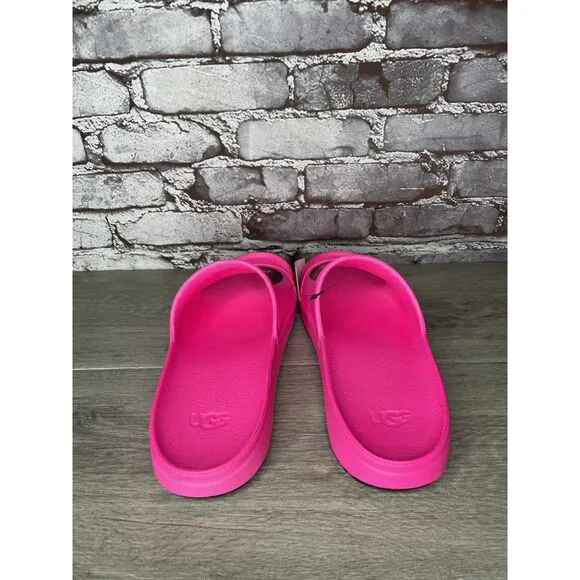 UGG WILCOX SLIDE Pink Rubber Light Waterproof Sport Sandals Men Sz 11M US/44EU