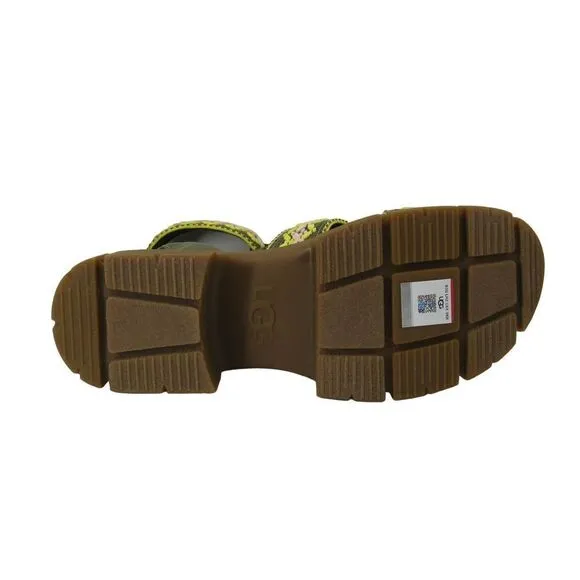 UGG Women's Ashton Heritage Braid Platform Sandals in Burnt Olive SZ 9