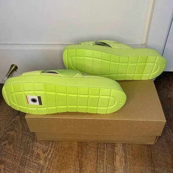 UGG Emily Mesh Slide Pollen Sandals Size 8