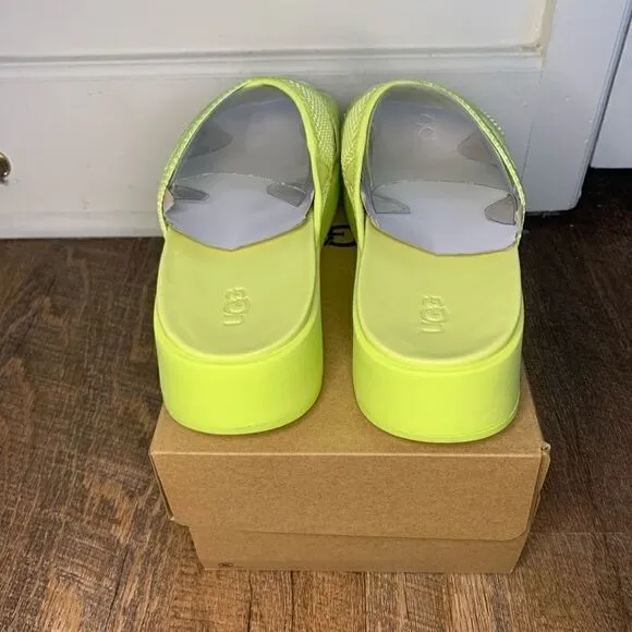 UGG Emily Mesh Slide Pollen Sandals Size 8