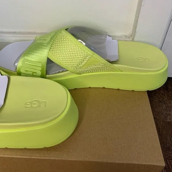 UGG Emily Mesh Slide Pollen Sandals Size 8