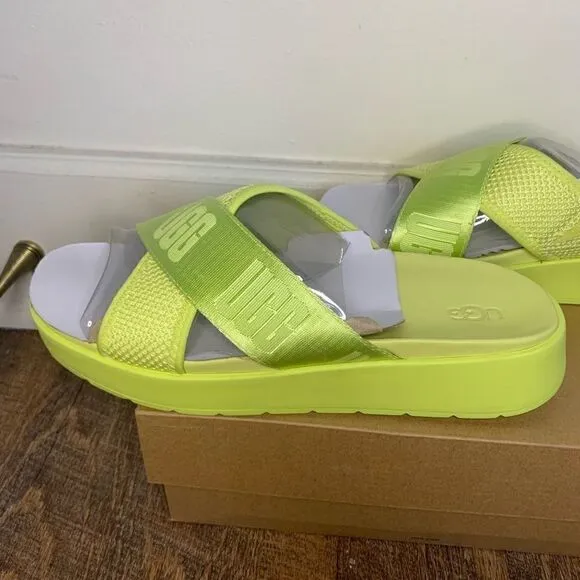 UGG Emily Mesh Slide Pollen Sandals Size 8