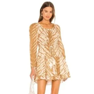 Ulla Johnson Naiara Ruffled Trim Mini Dress