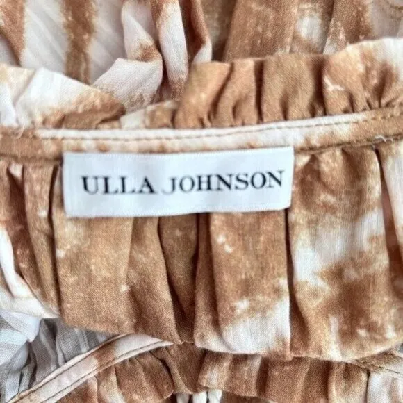Ulla Johnson Naiara Ruffled Trim Mini Dress