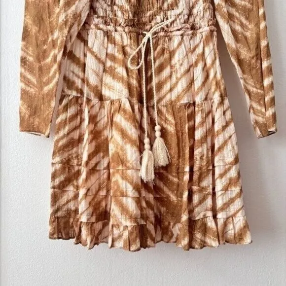 Ulla Johnson Naiara Ruffled Trim Mini Dress