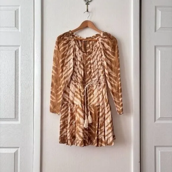 Ulla Johnson Naiara Ruffled Trim Mini Dress