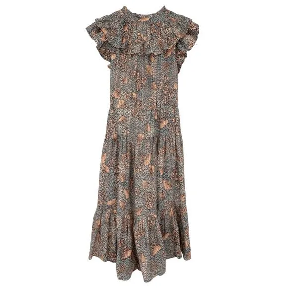 ULLA JOHNSON Romina Dress in Aegean 2