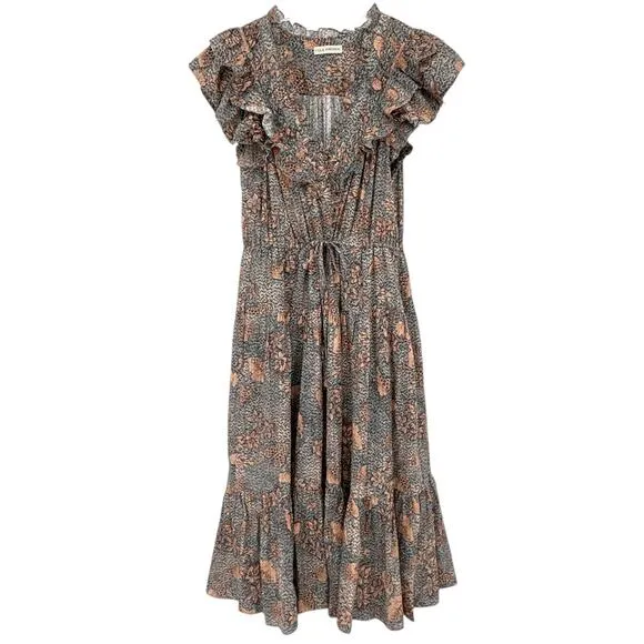 ULLA JOHNSON Romina Dress in Aegean 2