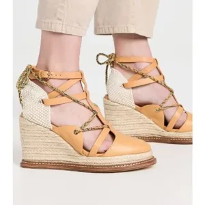 Ulla Johnson Concha Twisted Rope Wedge Sandals sz. 39.5 (US 9.5)