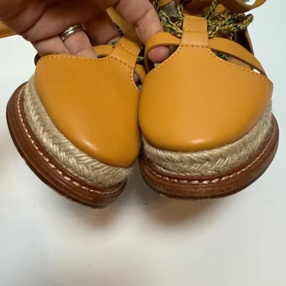 Ulla Johnson Concha Twisted Rope Wedge Sandals sz. 39.5 (US 9.5)