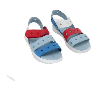 Unisex Kids Strap Sandal Blue/Red/White, Summer Collection Size 13-13.5 US