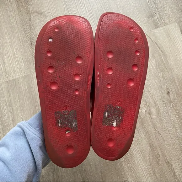 Valentino By Mario Red Pool Slide Sandals Men’s 43