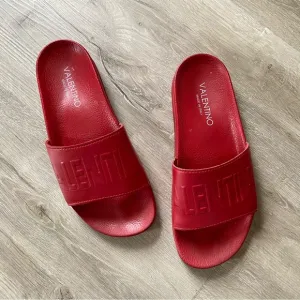 Valentino By Mario Red Pool Slide Sandals Men’s 43