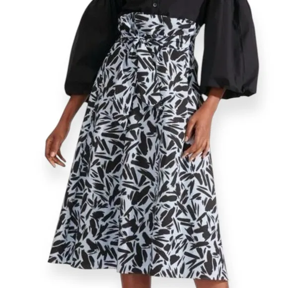 Veronica Beard • Avi Silk Blend Midi Skirt NWOT