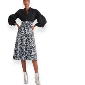 Veronica Beard • Avi Silk Blend Midi Skirt NWOT