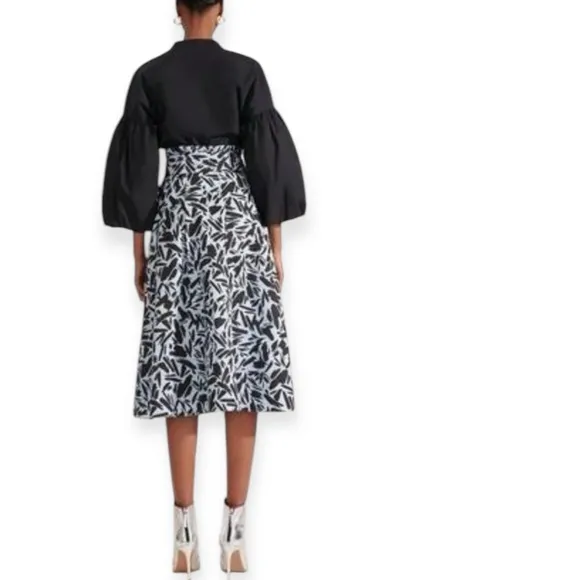 Veronica Beard • Avi Silk Blend Midi Skirt NWOT