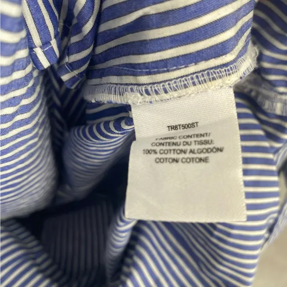 Veronica Beard Cotton Shirt Tie Waist Dress - Size 4