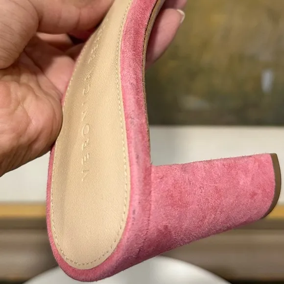 🌹VERONICA BEARD🌹 Ganita Knot-Front Pink Suede Sandal Size: 7.5
