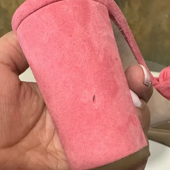 🌹VERONICA BEARD🌹 Ganita Knot-Front Pink Suede Sandal Size: 7.5