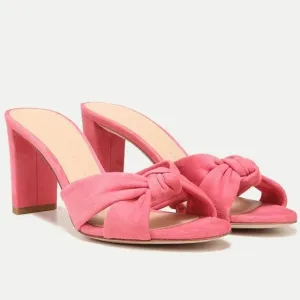 🌹VERONICA BEARD🌹 Ganita Knot-Front Pink Suede Sandal Size: 7.5