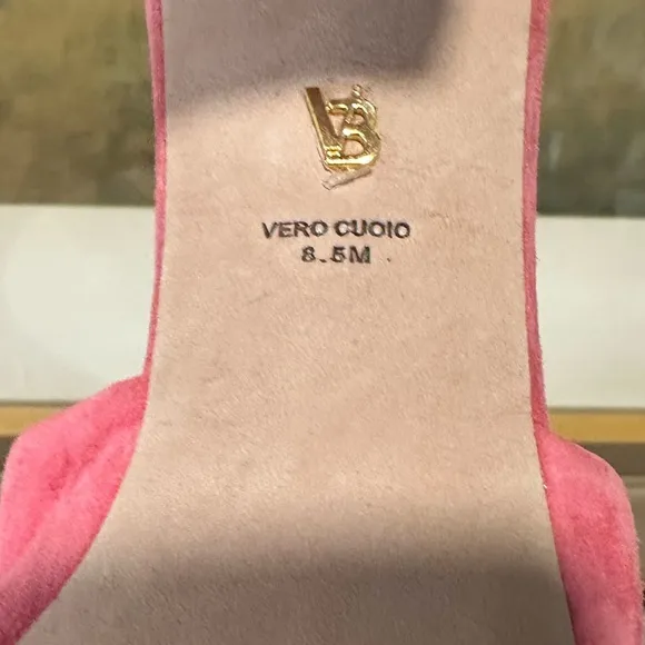 🌹VERONICA BEARD🌹 Ganita Knot-Front Pink Suede Sandal Size: 8.5