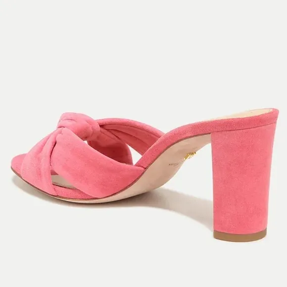 🌹VERONICA BEARD🌹 Ganita Knot-Front Pink Suede Sandal Size: 8.5