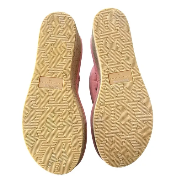 VERONICA BEARD Geno Cork Wedge Sandals in Pink Women’s Size 11